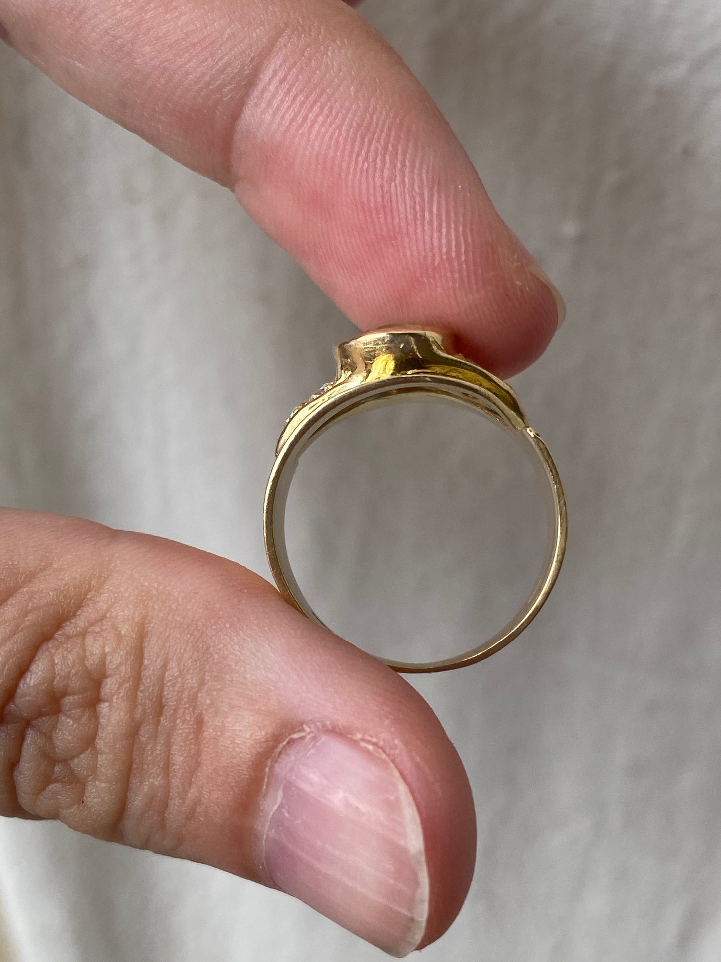 18kt multicolor sapphire ring