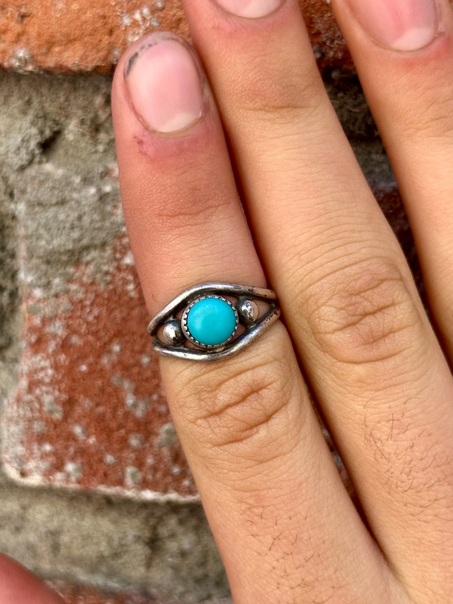 vintage Native American turquoise ring