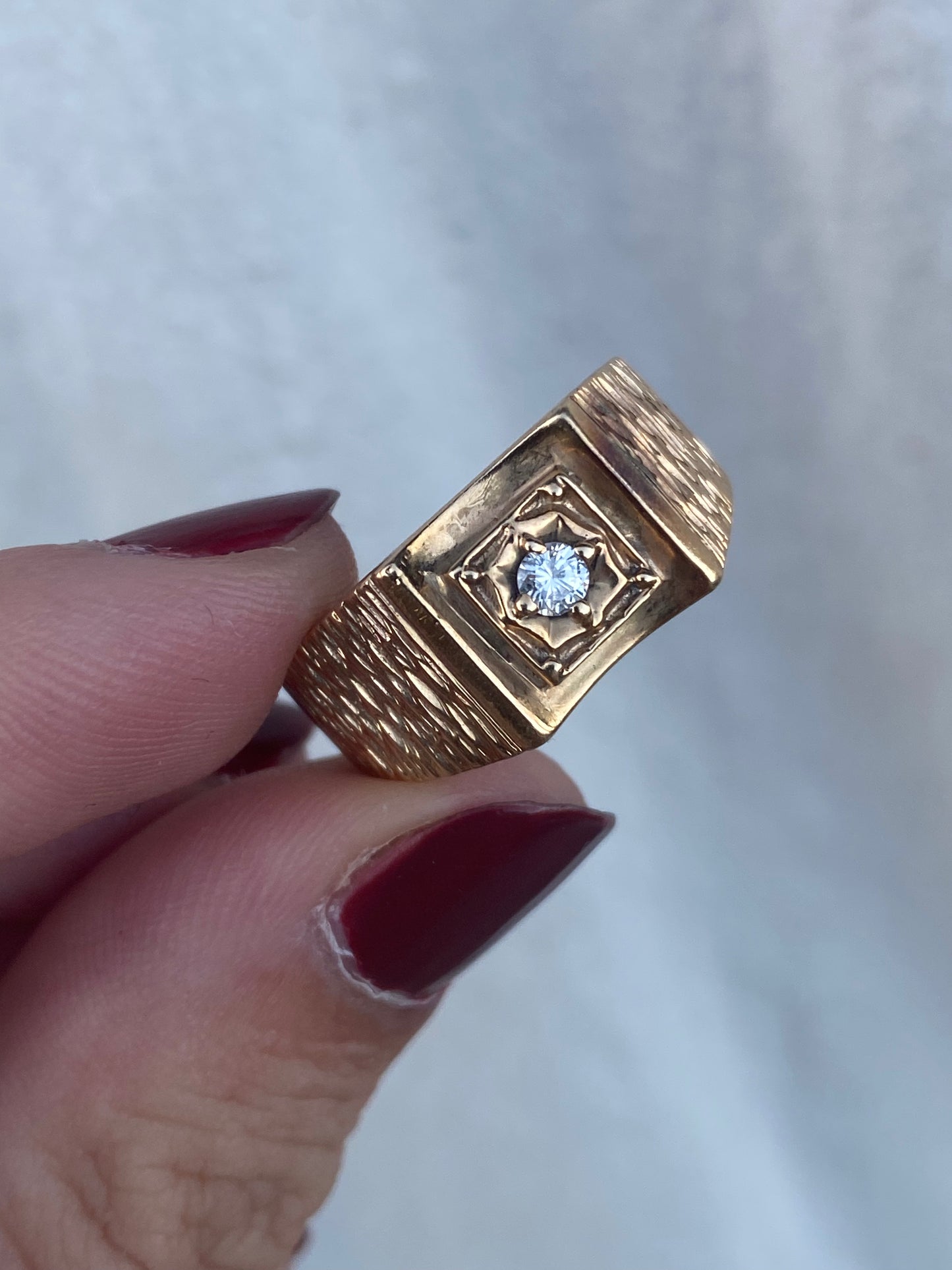 10kt vintage diamond ring