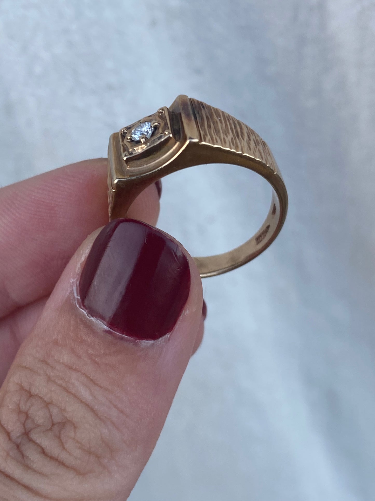 10kt vintage diamond ring