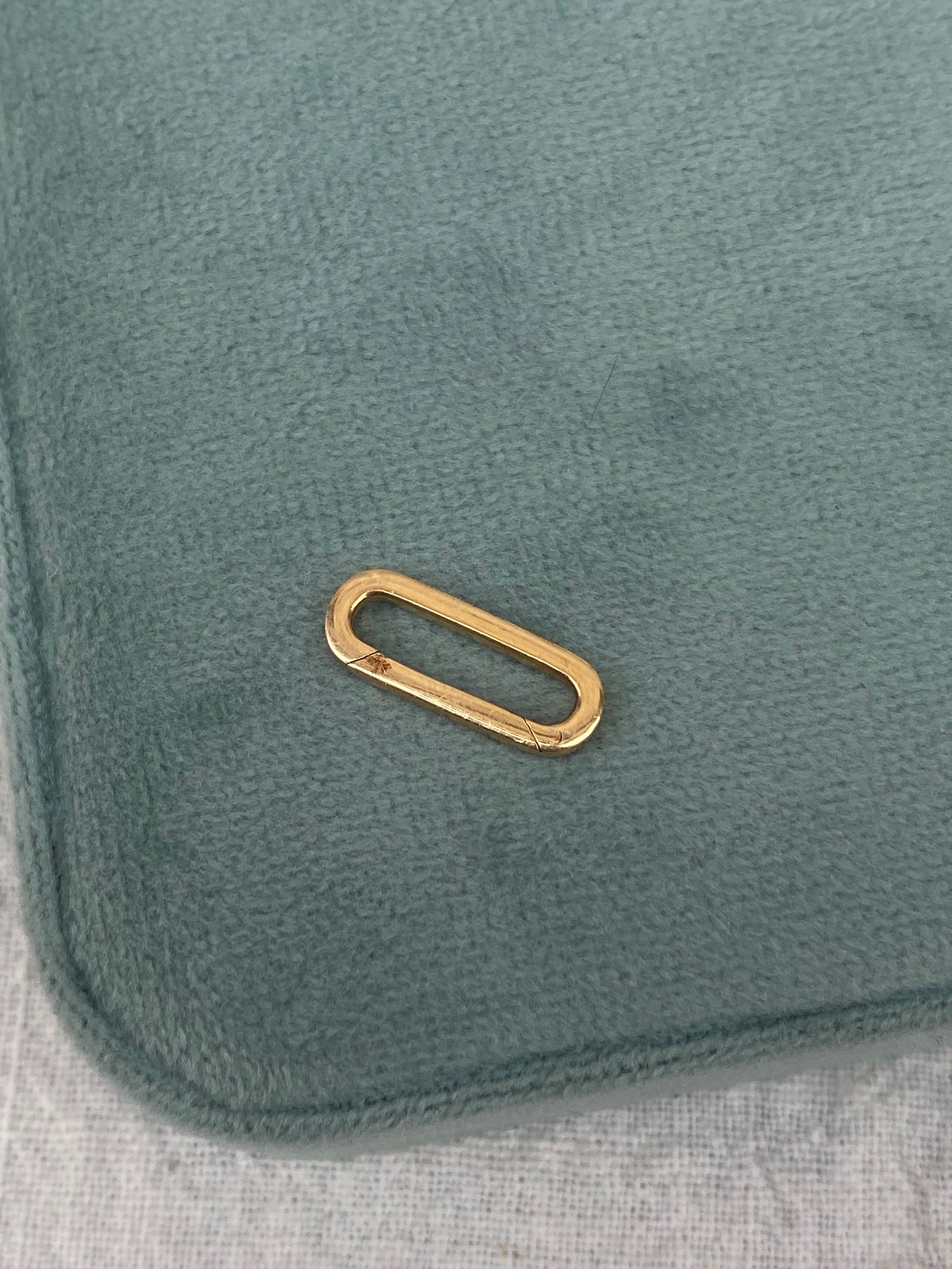 14kt oval click extender