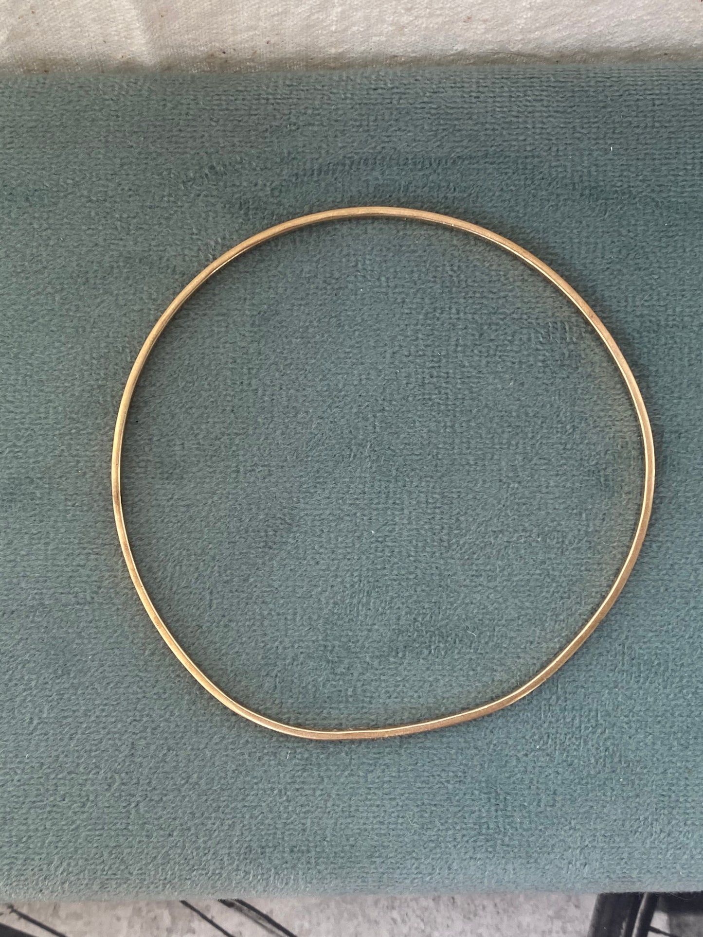 14kt vintage solid bangle