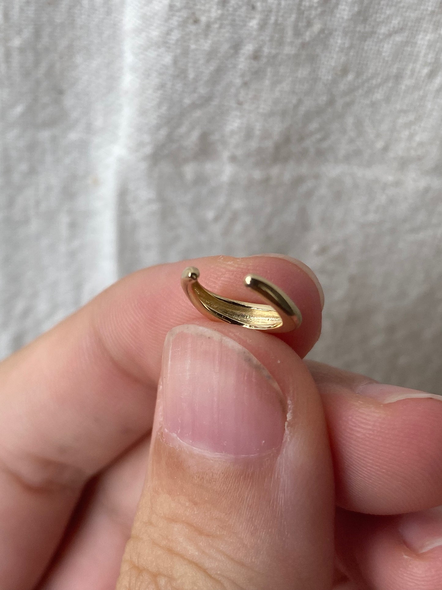 14kt mini ear cuff