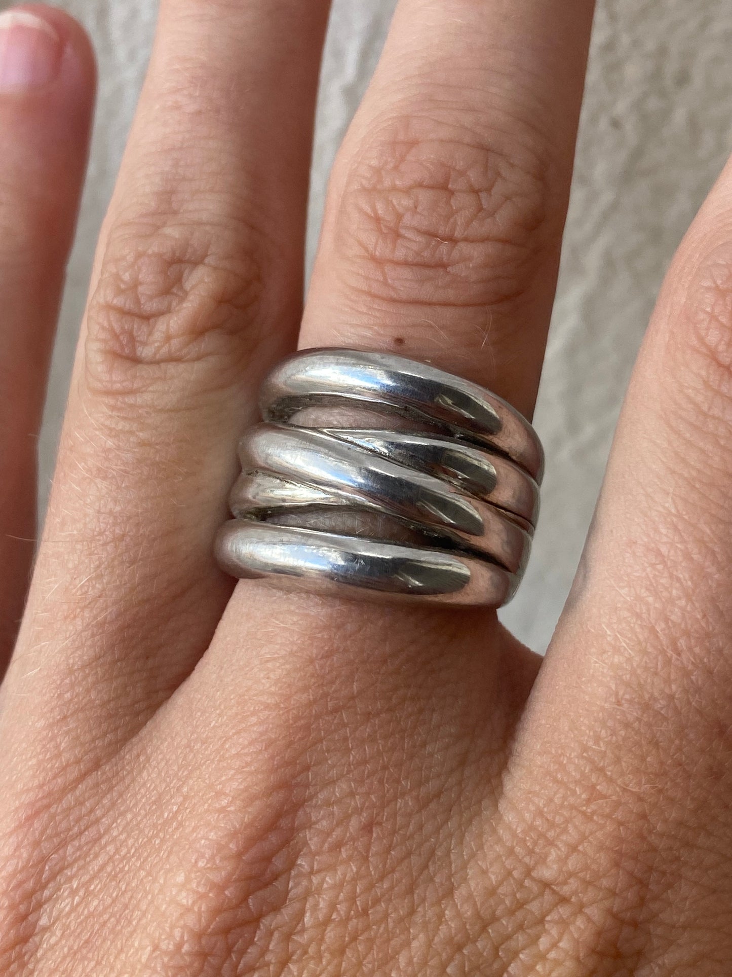 925 quad tapered band