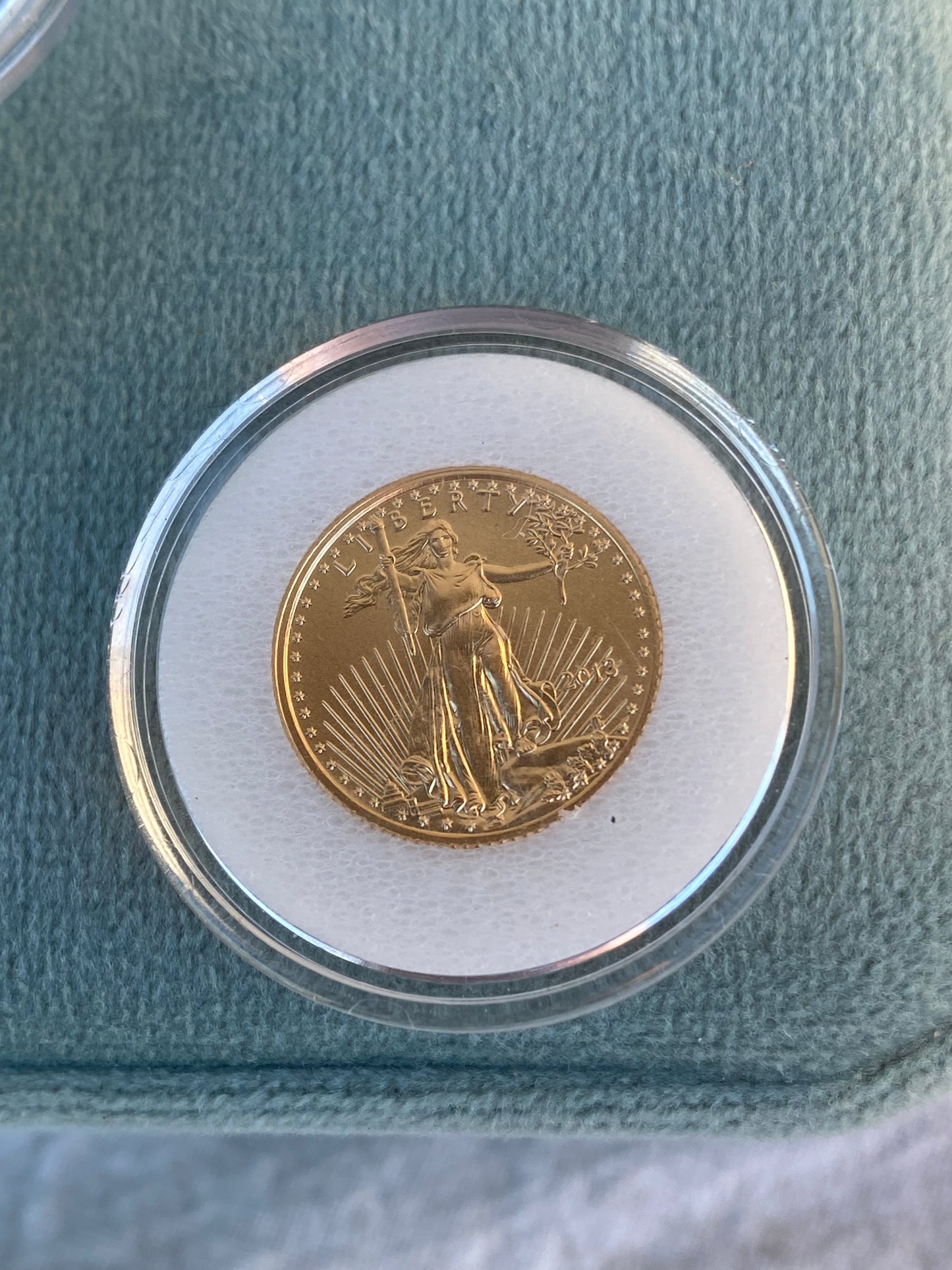1/10oz $5 libery coin, 2013